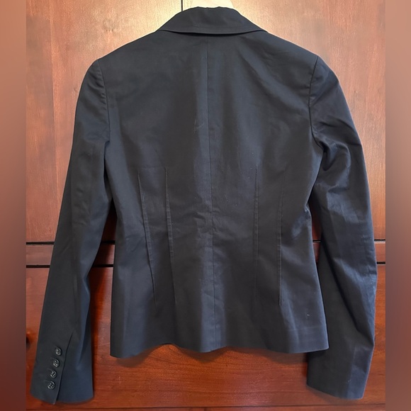 LADIES THEORY VINTAGE BLACK RILLEO BLAZER JACKET - SIZE 2 - Picture 4 of 9
